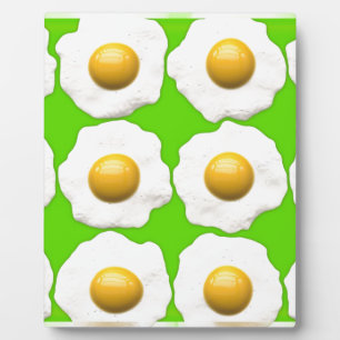 Grüne Eier Fotoplatte