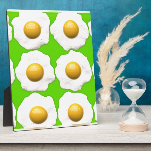 Grüne Eier Fotoplatte (Seite)