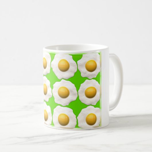 Grüne Eier Kaffeetasse (VorderseiteRechts)