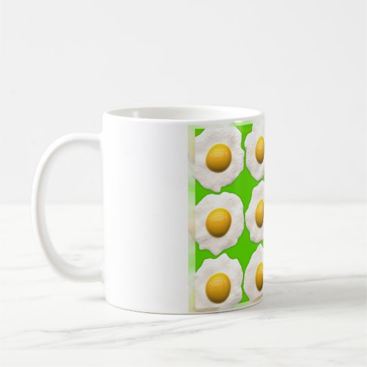 Grüne Eier Kaffeetasse (Links)