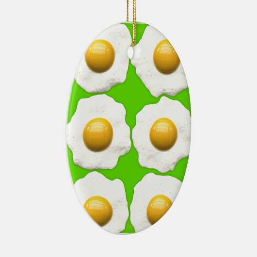 Grüne Eier Keramik Ornament (Rechts)