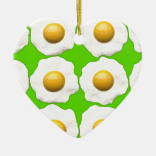 Grüne Eier Keramik Ornament