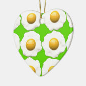 Grüne Eier Keramik Ornament (Links)