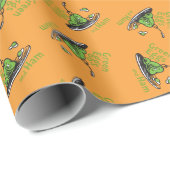 Grüne Eier mit Schinken Muster Geschenkpapier (Rolleneckpunkt)