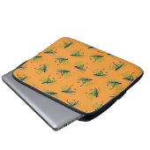 Grüne Eier mit Schinken Muster Laptopschutzhülle (Vorne Knopf)