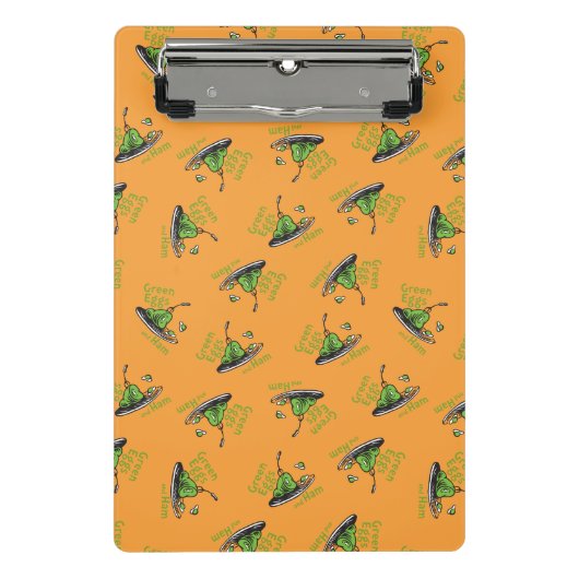 Grüne Eier mit Schinken Muster Mini Klemmbrett (Vorderseite)