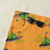 Grüne Eier mit Schinken Muster Strandtuch (Beispiel)