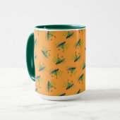Grüne Eier mit Schinken Muster Tasse (Vorderseite Links)