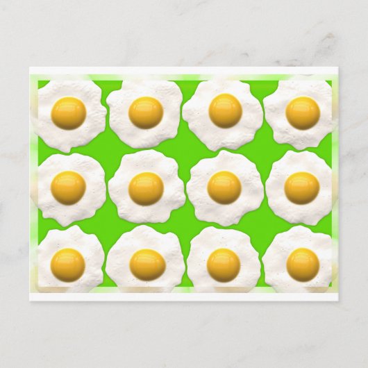Grüne Eier Postkarte (Vorderseite)
