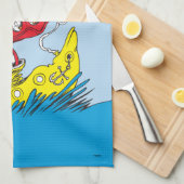 Grüne Eier und Schinken | Ich mag sie nirgendwo Geschirrtuch (Viertel Falte)