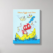 Grüne Eier und Schinken | Ich mag sie nirgendwo Leinwanddruck (Vorderseite)