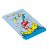 Grüne Eier und Schinken | Ich mag sie nirgendwo Magnet (Rechte Seite)