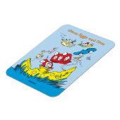 Grüne Eier und Schinken | Ich mag sie nirgendwo Magnet (Linke Seite)