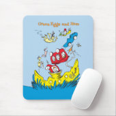 Grüne Eier und Schinken | Ich mag sie nirgendwo Mousepad (Mit Mouse)