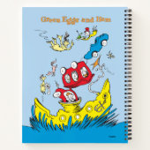 Grüne Eier und Schinken | Ich mag sie nirgendwo Notizblock (Rückseite)