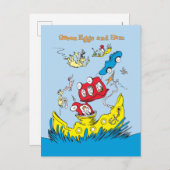 Grüne Eier und Schinken | Ich mag sie nirgendwo Postkarte (Vorne/Hinten)