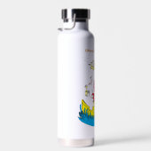 Grüne Eier und Schinken | Ich mag sie nirgendwo Trinkflasche (Rechts)
