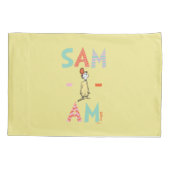 Grüne Eier und Schinken| Sam-I-Am Kissenbezug (Rückseite-Links)