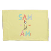 Grüne Eier und Schinken| Sam-I-Am Kissenbezug (Vorderseite-Links)