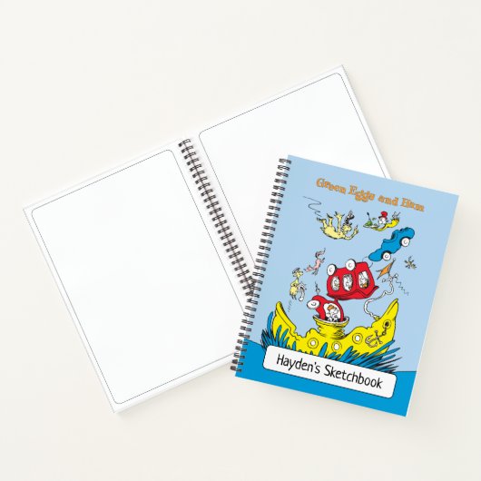 Grüne Eier und Schinken | ZEICHNEND Notizblock (Innenseite)