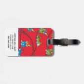 Grüne Eier und Schinken | Zugmuster Gepäckanhänger (Rückseite horizontal)