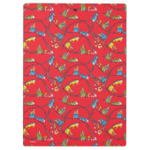 Grüne Eier und Schinken | Zugmuster Klemmbrett (Rückseite)