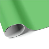 Grüne einfarbige Farbe Geschenkpapier (Rolleneckpunkt)