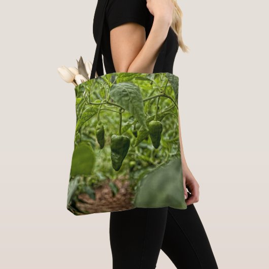 Grüne Einkaufstüte Tasche (Von Nahem)