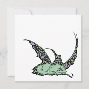(Grüne) Einladungen SchlafensDragonette