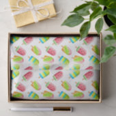 Grüne Eisstäbchen 2 Seidenpapier (Geschenk)