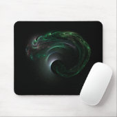 Grüne Eklipse Mousepad (Mit Mouse)