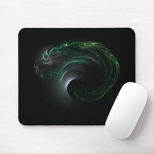 Grüne Eklipse Mousepad (Mit Mouse)