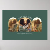 Grüne, elegante Arschvielte Foto Poster (Vorne)