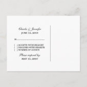 Grüne Elegante Dragons Antwort Postkarte (Rückseite)