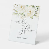 Grüne Elegante Rosengarten und Geschenke Sockelschild (Vorderseite)