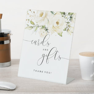 Grüne Elegante Rosengarten und Geschenke Sockelschild
