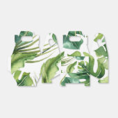Grüne Elegante Tropical Summer Palm Blätter Chic Geschenkschachtel (Ungefaltet)