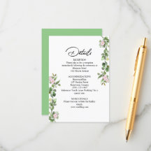 Grüne Elegante und schöne Blumenhochzeit