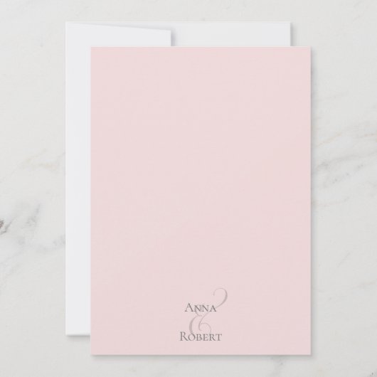 Grüne Elegante Wasserfarbe Rustikale Blüte Einladung (Rückseite)