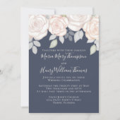 Grüne Elegante Wasserfarbe Rustikales Blumenmotiv Einladung (Vorderseite)