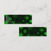 Grüne Elektrizität I - Vorlage Mini Visitenkarte (Vorne/Hinten)