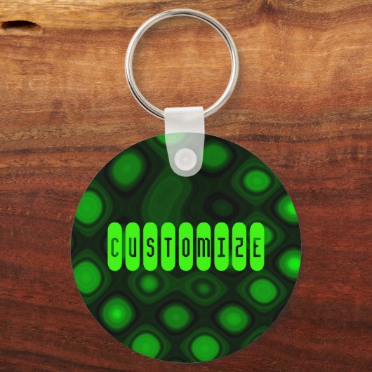 Grüne Elektrizität I - Vorlage Schlüsselanhänger (Vorderseite)