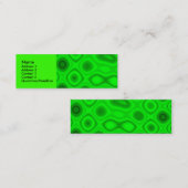 Grüne Elektrizität II - Vorlage Mini Visitenkarte (Vorne/Hinten)