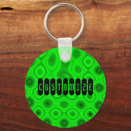 Grüne Elektrizität II - Vorlage Schlüsselanhänger (Vorderseite)