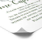 Grüne Elephant Time Kapsel für MIRL-Zeichen Poster (Ecke)