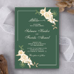 Grüne Elfenbein-Blätter Zweigstelle muslimische Ho Einladung<br><div class="desc">Die Einladung zur Hochzeit im islamischen Stil mit einem faszinierenden Blumendesign und "Bismillah" in arabischer Kalligrafie lädt Sie ein. Fügen Sie einfach Ihre Veranstaltungsdetails zu dieser einfach zu bedienenden Vorlage hinzu, um sie zu einer einmaligen Einladung zu machen. Diese Karte ist vollständig anpassbar. Alle Texte sind editierbar und die Hintergrundfarbe...</div>