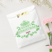 Grüne Emblem Weihnachtsgeschenktüte Geschenktütchen (Versiegelt)