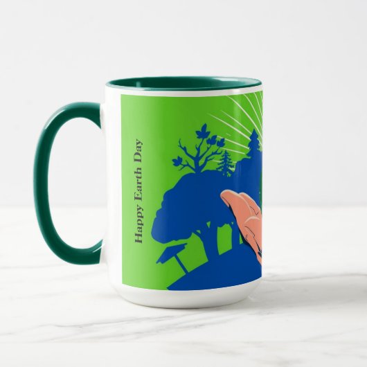 Grüne Energie für Planet Vibes Tasse (Links)