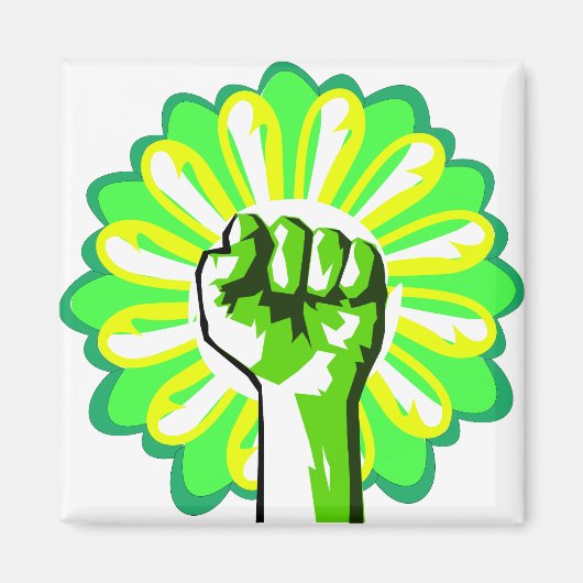 Grüne Energie Magnet (Vorne)