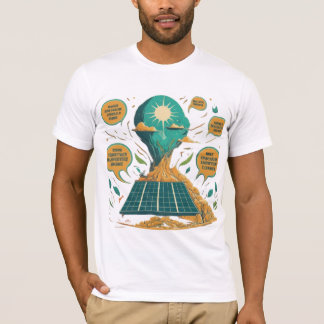 grüne Energie, Solarpaneele T-Shirt